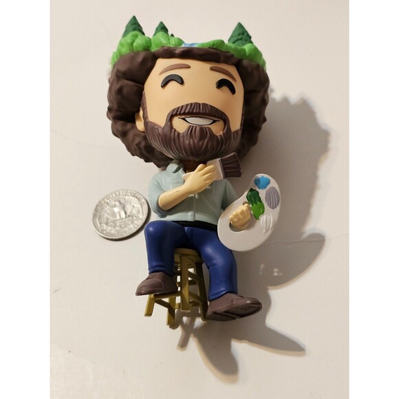 Bob Ross Vinyl Collectible Action Figure Youtooz Rare and Phunny Plush Set of 2 - Picture 10 of 12